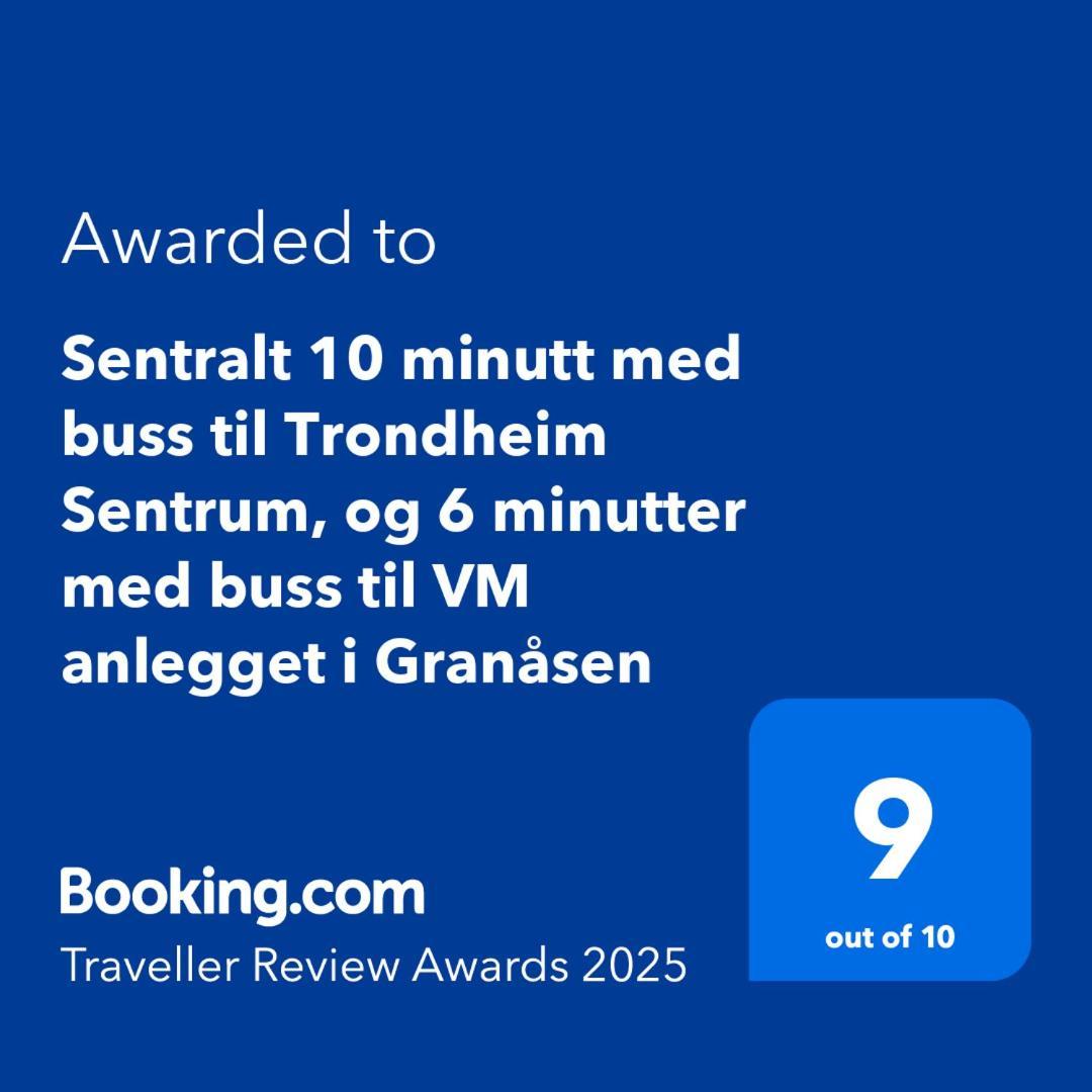 Sentralt 10 Minutt Med Buss Til Trondheim Sentrum Zewnętrze zdjęcie